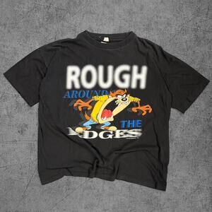 1996 Rough Tasmanian Devil Looney Tunes Tee